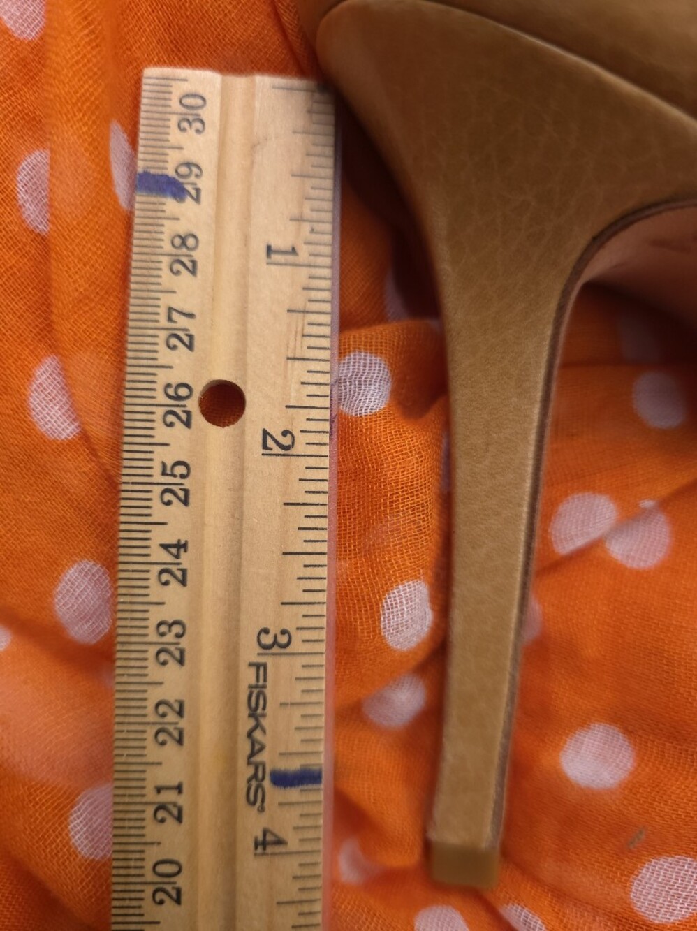 Tory Burch Tan Heels Size 9 ½ m - Picture 13 of 13